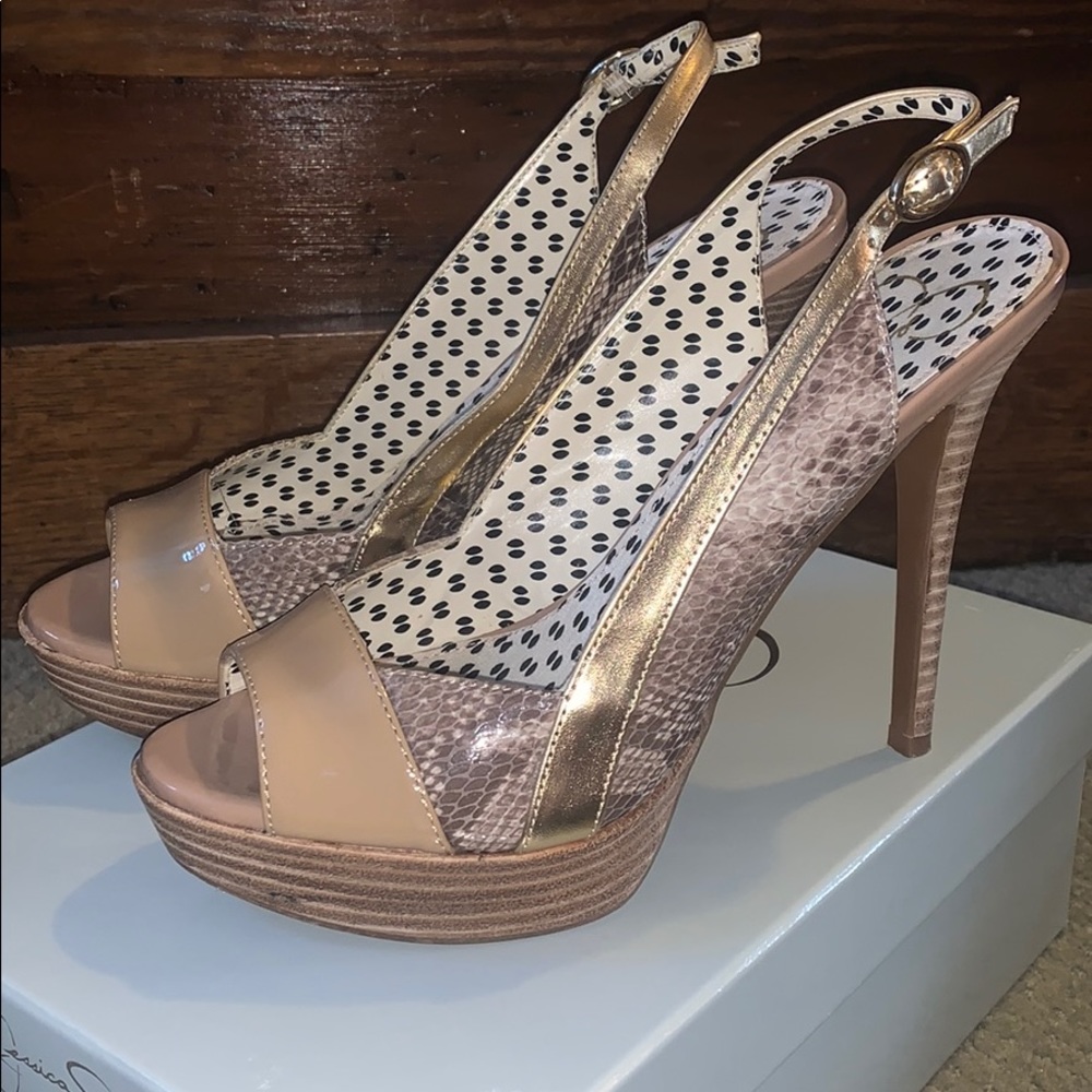 Jessica Simpson Snake Heel